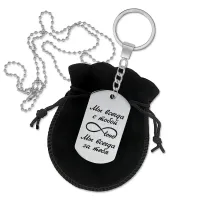 Брелок-кулон двусторонний Мы всегда с тобой BKZ2-009