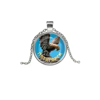 Кулон, цвет серебро, с цепочкой, Пятигорск C0801026