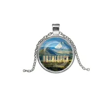 Кулон, цвет серебро, с цепочкой, Пятигорск C0802026