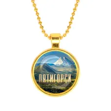 Кулон, цвет золото, с цепочкой, Пятигорск C0802032