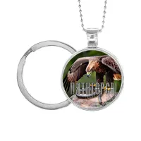 Кулон-брелок, цвет серебро, с цепочкой и кольцом, Пятигорск C0803054