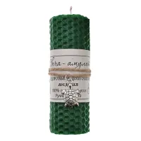 Свеча «На здоровье и долголетие», цвет зеленый MSV069