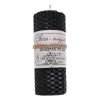 Свеча «Защита от зла», цвет черный MSV072