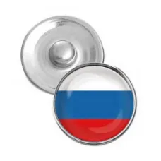 Кнопка 18,5мм Флаг России NSK121