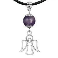 Амулет Ангел-хранитель (защита), аметист MKA21-05