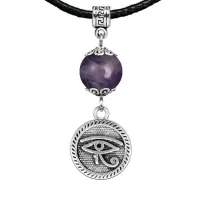 Амулет Око Ра (дар предвидения), аметист MKA21-09