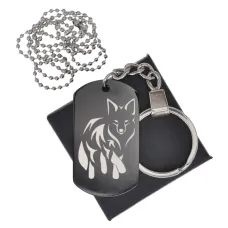 Черный жетон Лиса BKZB-426