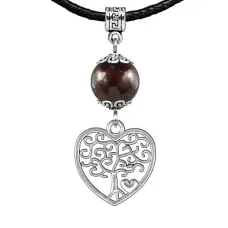 Амулет Дерево любви (любовь, семья), гранат MKA22-06