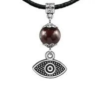 Амулет Глаз (от сглаза и порчи), гранат MKA22-11