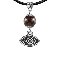 Амулет Глаз (от сглаза и порчи), гранат MKA22-11