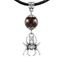 Амулет Паук (защита, трудолюбие, достаток), гранат MKA22-14