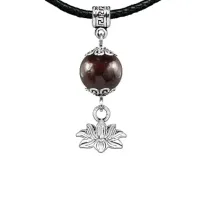 Амулет Лотос (гармония и развитие), гранат MKA22-15