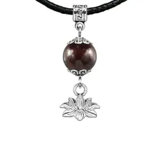 Амулет Лотос (гармония и развитие), гранат MKA22-15