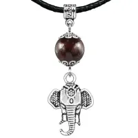 Амулет Слон (мудрость, сила, долголетие), гранат MKA22-26