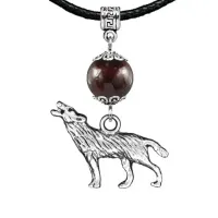 Амулет Волк (защита, сила, победа), гранат MKA22-28