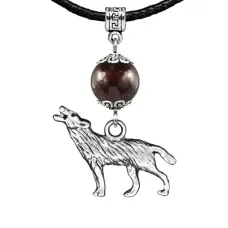 Амулет Волк (защита, сила, победа), гранат MKA22-28