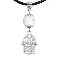 Амулет Хамса (от сглаза и зла), кахолонг MKA23-01