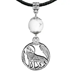 Амулет Волк (защита, сила, победа), кахолонг MKA23-07