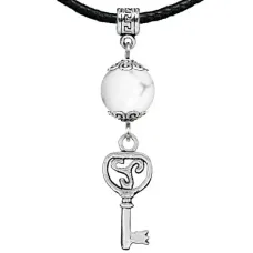 Амулет Ключ (на счастье), кахолонг MKA23-08