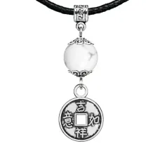 Амулет Монетка (богатство), кахолонг MKA23-13