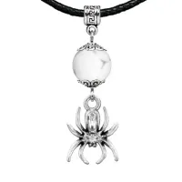 Амулет Паук (защита, трудолюбие, достаток), кахолонг MKA23-14