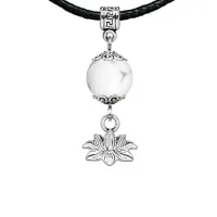 Амулет Лотос (гармония и развитие), кахолонг MKA23-15