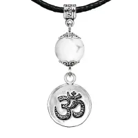 Амулет Ом (защита и духовное развитие), кахолонг MKA23-18