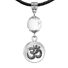 Амулет Ом (защита и духовное развитие), кахолонг MKA23-18