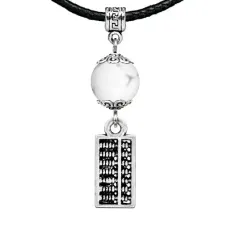 Амулет Счеты (богатство), кахолонг MKA23-21