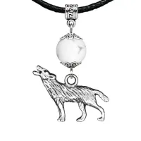 Амулет Волк (защита, сила, победа), кахолонг MKA23-28