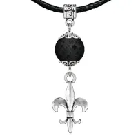 Амулет Лилия (достоинство, власть, успех), лава MKA25-04