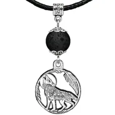 Амулет Волк (защита, сила, победа), лава MKA25-07