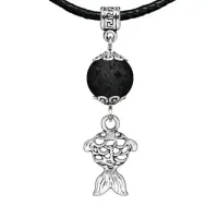 Амулет Золотая рыбка (исполнение желаний), лава MKA25-27