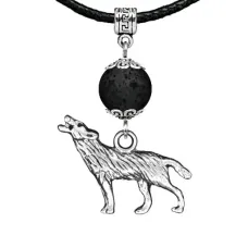 Амулет Волк (защита, сила, победа), лава MKA25-28