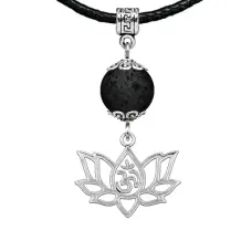 Амулет Ом и лотос (защита, гармония, развитие), лава MKA25-30