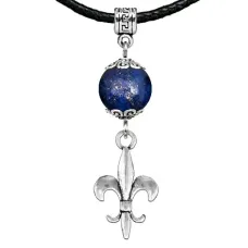 Амулет Лилия (достоинство, власть, успех), лазурит MKA26-04