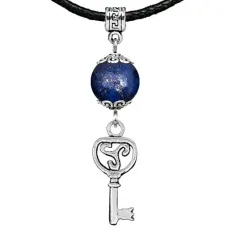 Амулет Ключ (на счастье), лазурит MKA26-08