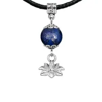 Амулет Лотос (гармония и развитие), лазурит MKA26-15