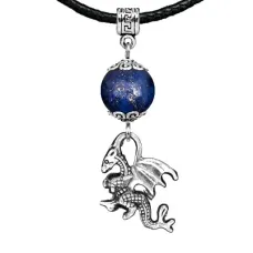 Амулет Дракон (удача, могущество, успех), лазурит MKA26-25