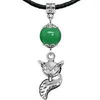 Амулет Лиса (страсть, интуиция), нефрит MKA27-03