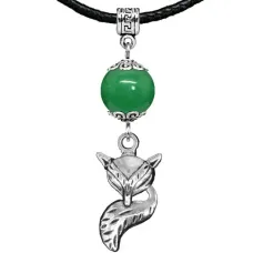 Амулет Лиса (страсть, интуиция), нефрит MKA27-03