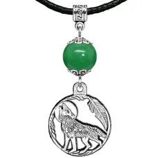 Амулет Волк (защита, сила, победа), нефрит MKA27-07