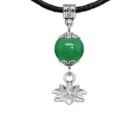 Амулет Лотос (гармония и развитие), нефрит MKA27-15