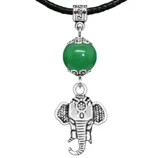 Амулет Слон (мудрость, сила, долголетие), нефрит MKA27-26