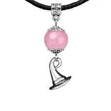 Амулет Шляпа (магический дар), розовый кварц MKA28-20