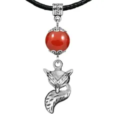 Амулет Лиса (страсть, интуиция), сердолик MKA29-03