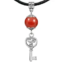 Амулет Ключ (на счастье), сердолик MKA29-08