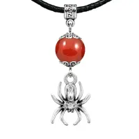 Амулет Паук (защита, трудолюбие, достаток), сердолик MKA29-14