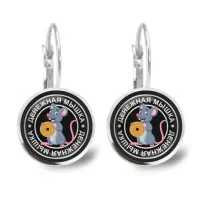 Серьги Денежная мышка SEAP-0013