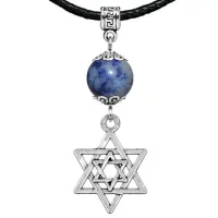 Амулет Звезда Давида (от сглаза и зла), содалит MKA30-02